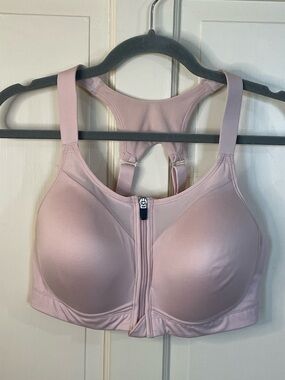 Women's Calia Go All Out High Support Zip Front Sports Bra Pink  36DD